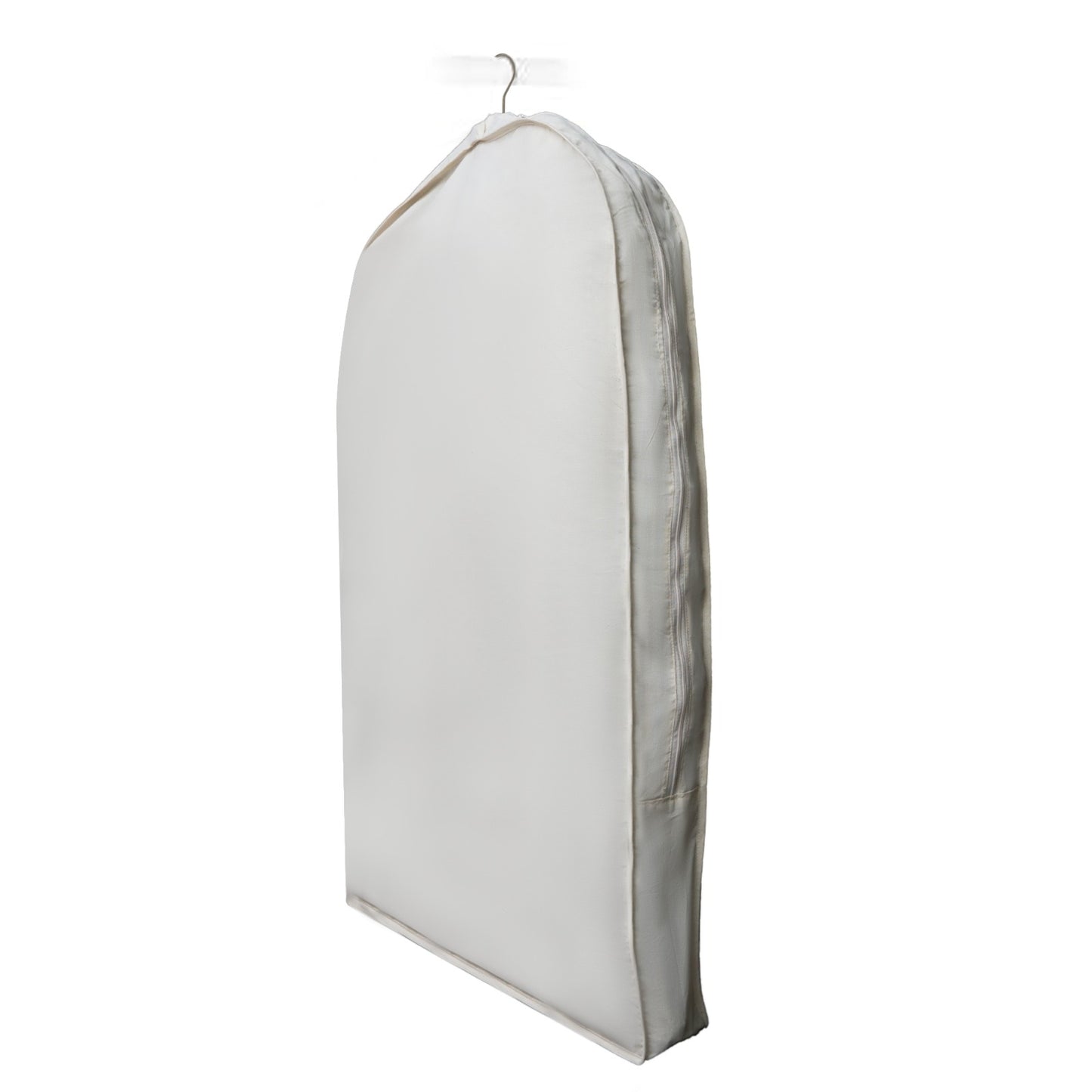 Cotton Zipper Garment bag, Wardrobe Organizer with Zip, Bridal Dress foldable Storage Bag, 100% Cotton Garment Protector