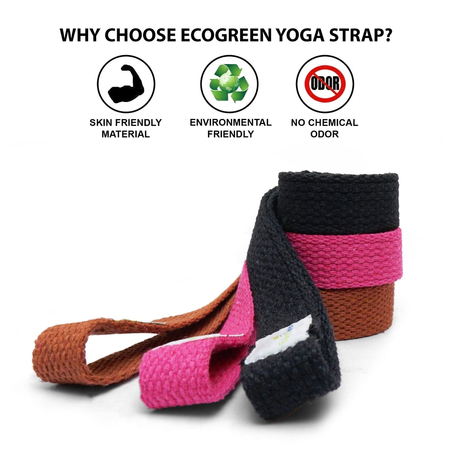 Cotton Yoga Loop Bands | Resistance Bands for Exercise