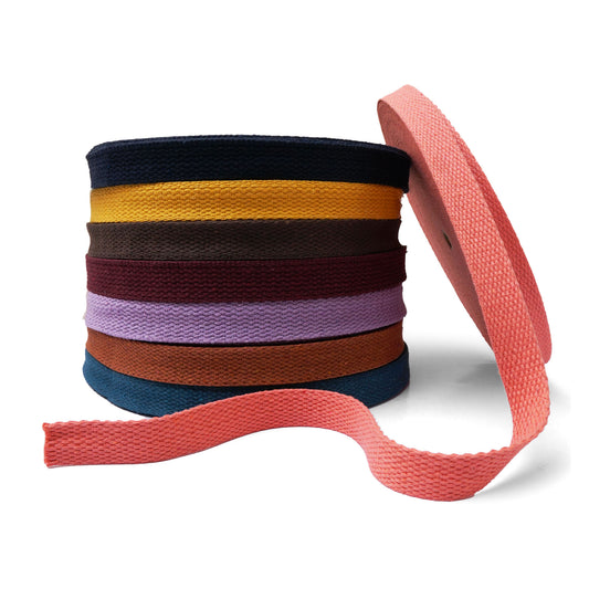 100% Cotton Colorful Web Straps : Durable , Versatile and High-Quality for every need